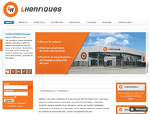 Tablet Screenshot of lhenriques.com